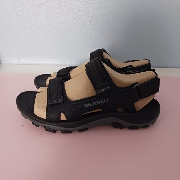 Men's Merrell Huntington Sport Convert Sandal Black Size 9 New with box - Picture 6 of 11